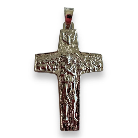 Catholically Crucifix 925 Sterling Silver - Pope Francis Pectoral Cross by Vedele - Crucifix