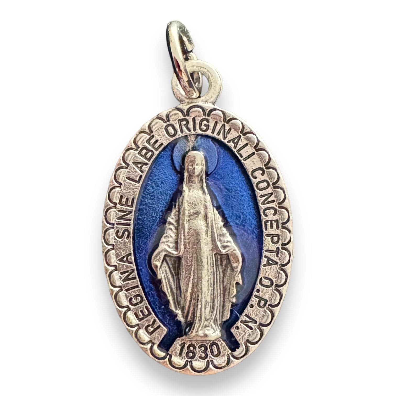 Miraculous Medal buy - Wooden Virgin Mary Necklace - Catholic Jewerly - Mother Mary Necklace - Freeshipping in USA