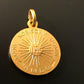 Gold Medal Over Sterling 925 Holy Face Of Jesus - Holy Shroud - Oviedo Sindone-Catholically