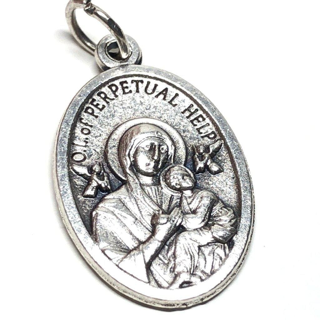 14k Our Lady of selling Perpetual Help Medal Charm New Religious Pendant Yellow Gold