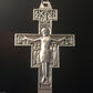 Pectoral St. Damian crucifix - Blessed by Pope Francis - VERY BIG 3.5 -CROSS - Catholically