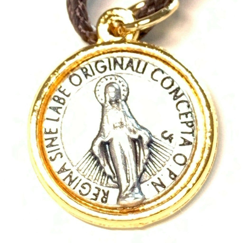 Medalla Milagrosa de la Virgen Maria con cadena / Miraculous Medal