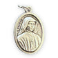 Catholically Medal St. Mary Faustyna Kowalska  Faustina  Silver Oxidized Medal Pendant