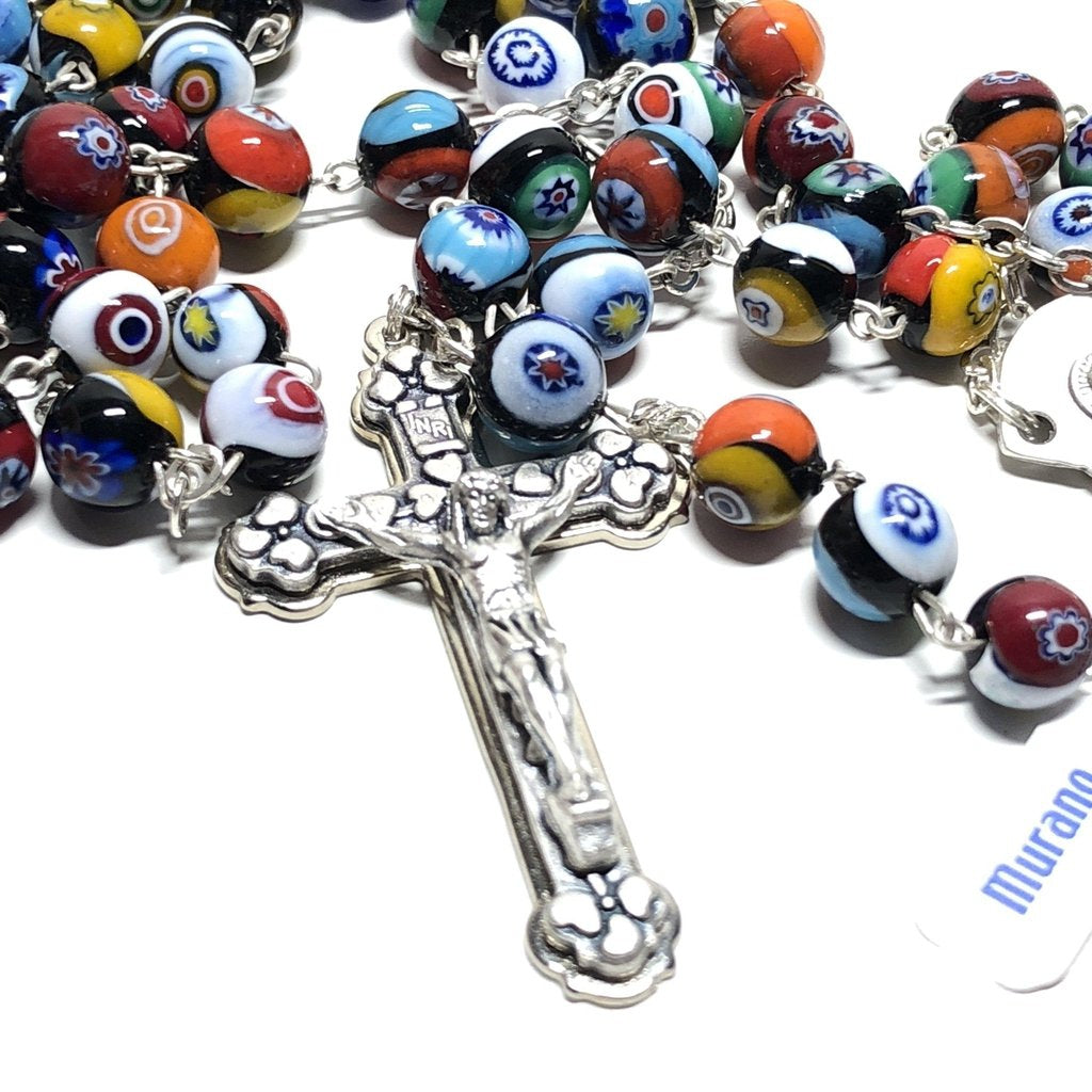 Murrina Glass Rosaries- Praying beads blessed by Pope on request ...