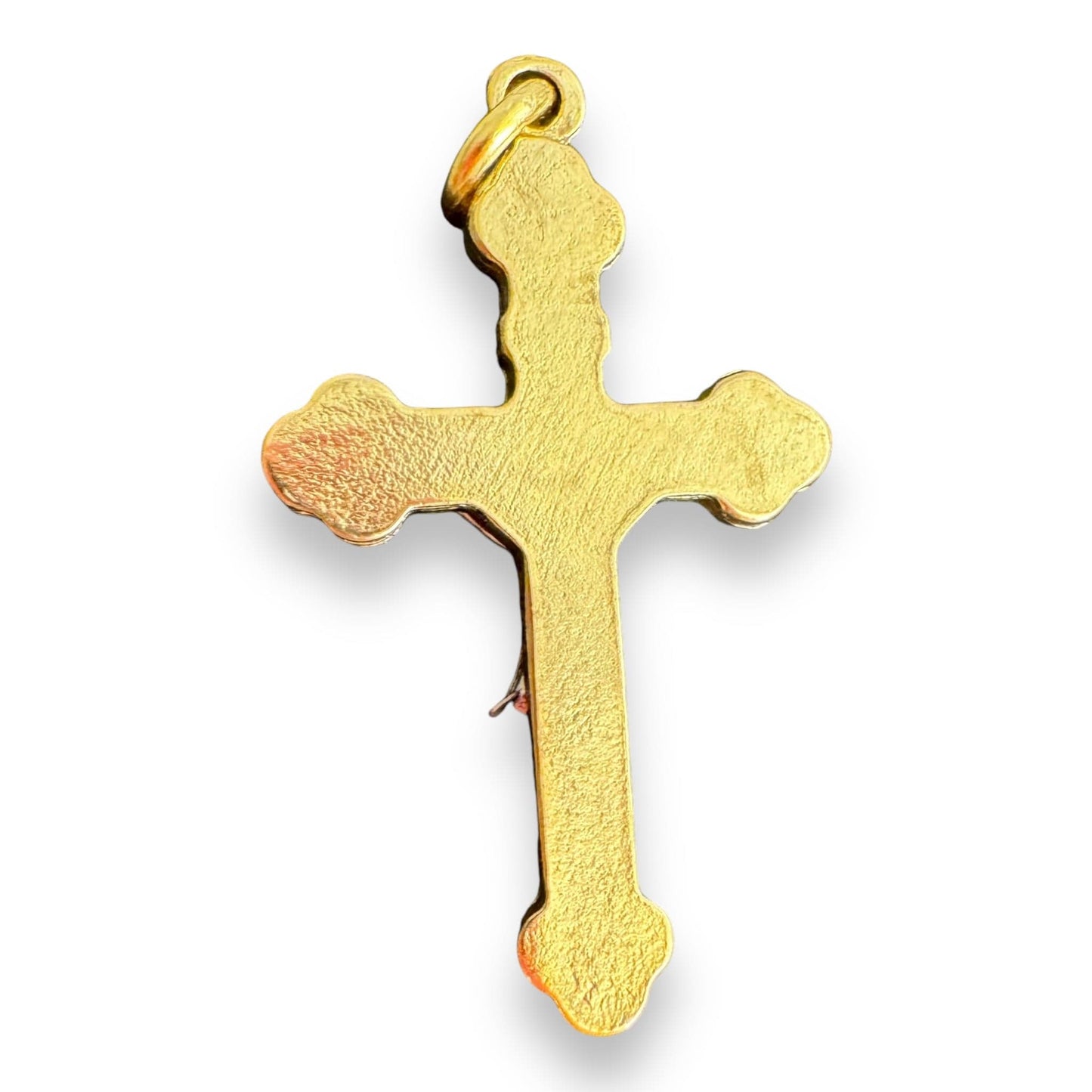 Catholically Cross 1 1/2" Black Budded Pectoral Cross - Blessed By Pope Francis