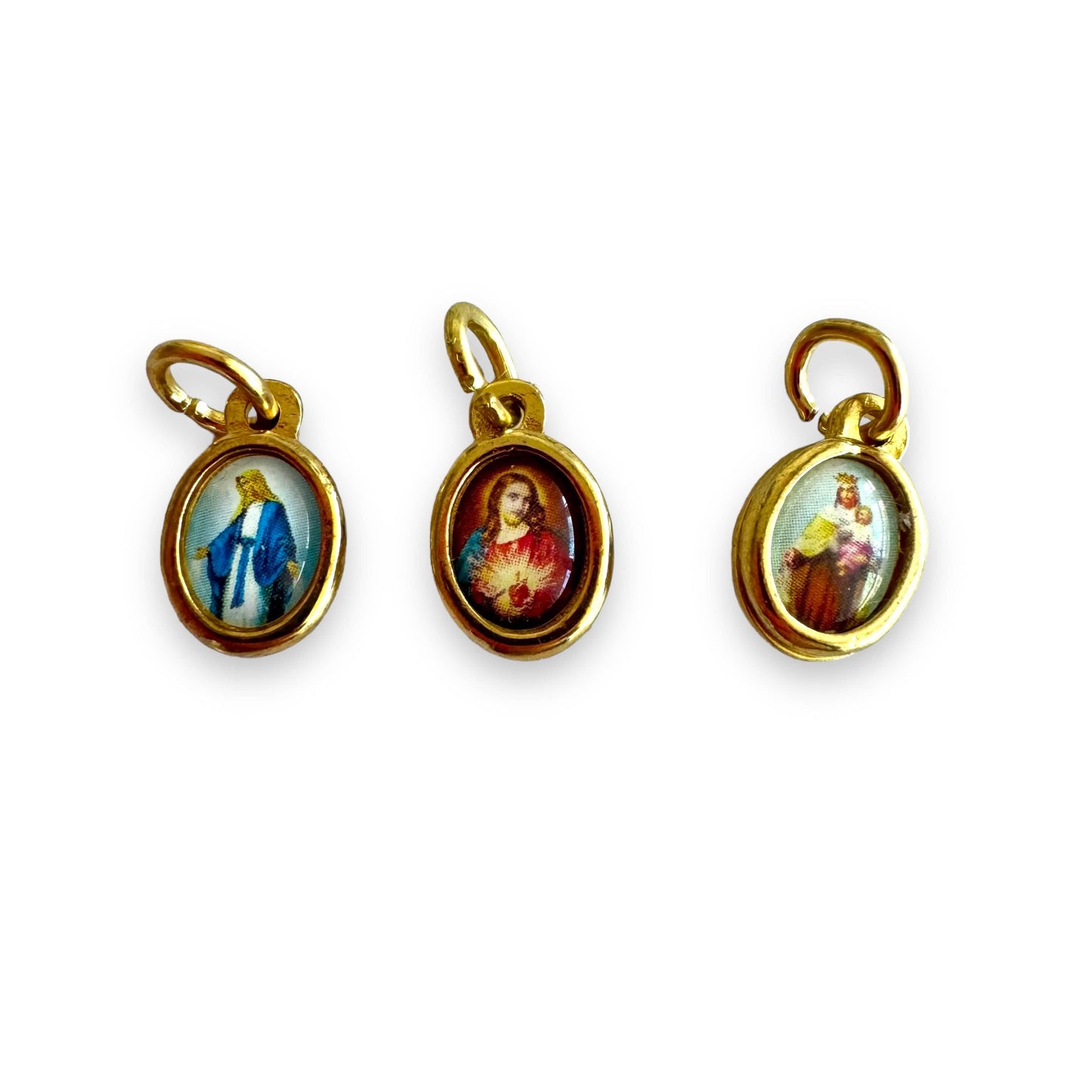 Catholically Medal 2X Tiny Medal  Don Bosco - Catholic -  Parts - Pendant  Charm Blessed By Pope