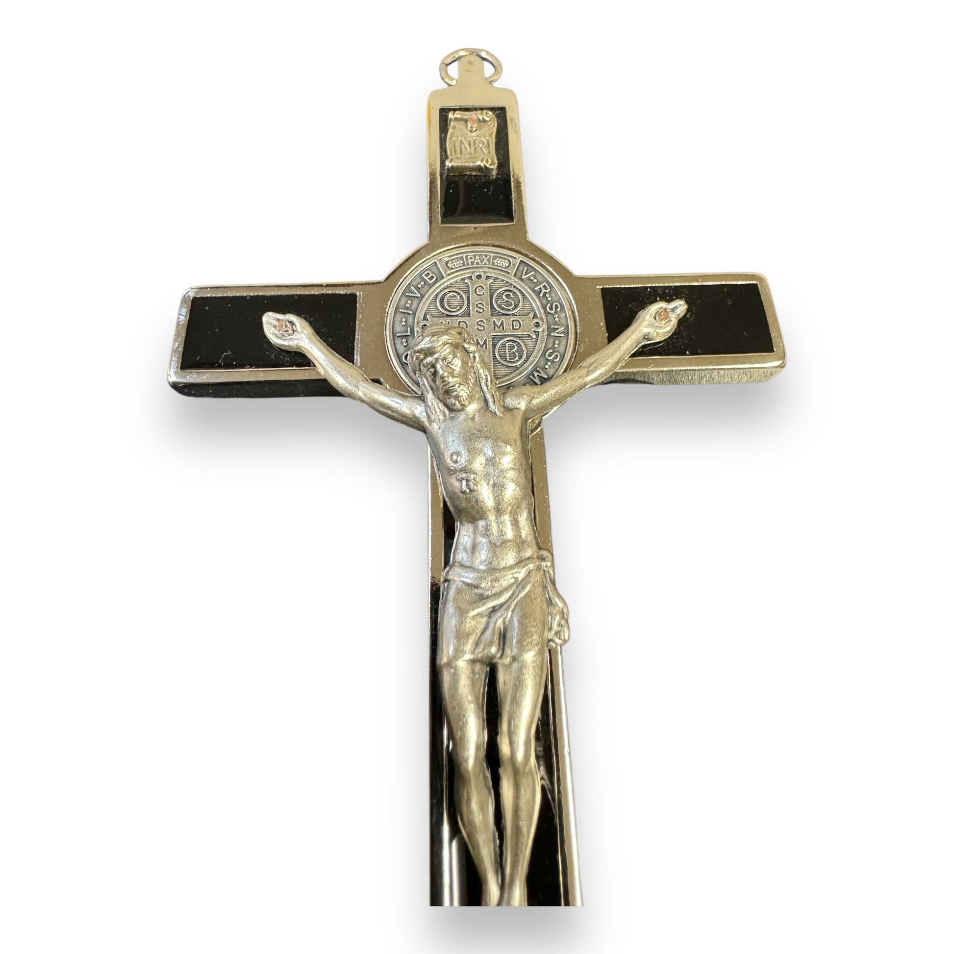 Catholically St Benedict Cross Black 6 1/4" Saint Benedict Wall Crucifix - Exorcism Cross - Blessed By Pope (Copy)