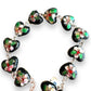 Catholically Bracelet Black Bracelet Cloisonne Rosary  - Blessed By Pope