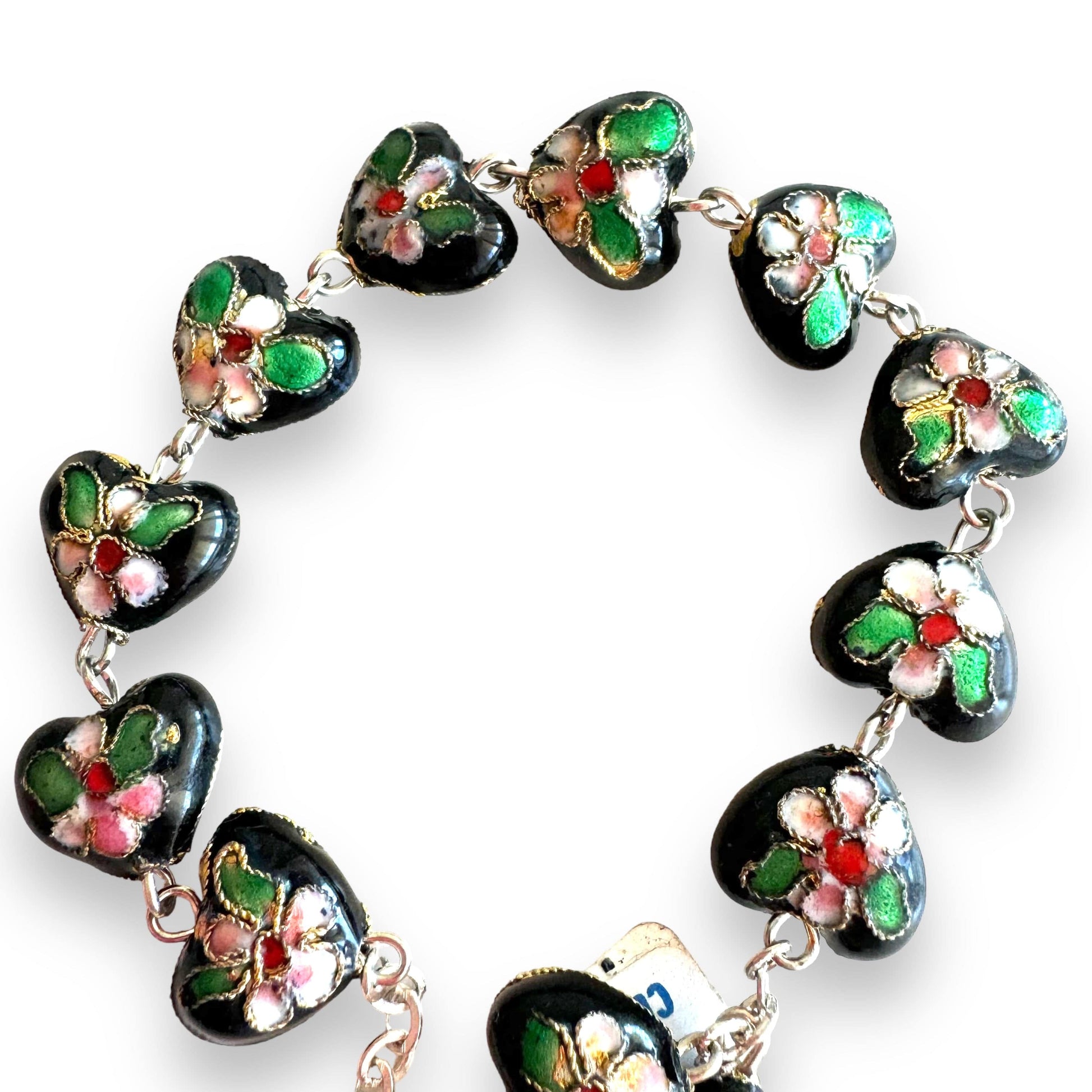 Catholically Bracelet Black Bracelet Cloisonne Rosary  - Blessed By Pope