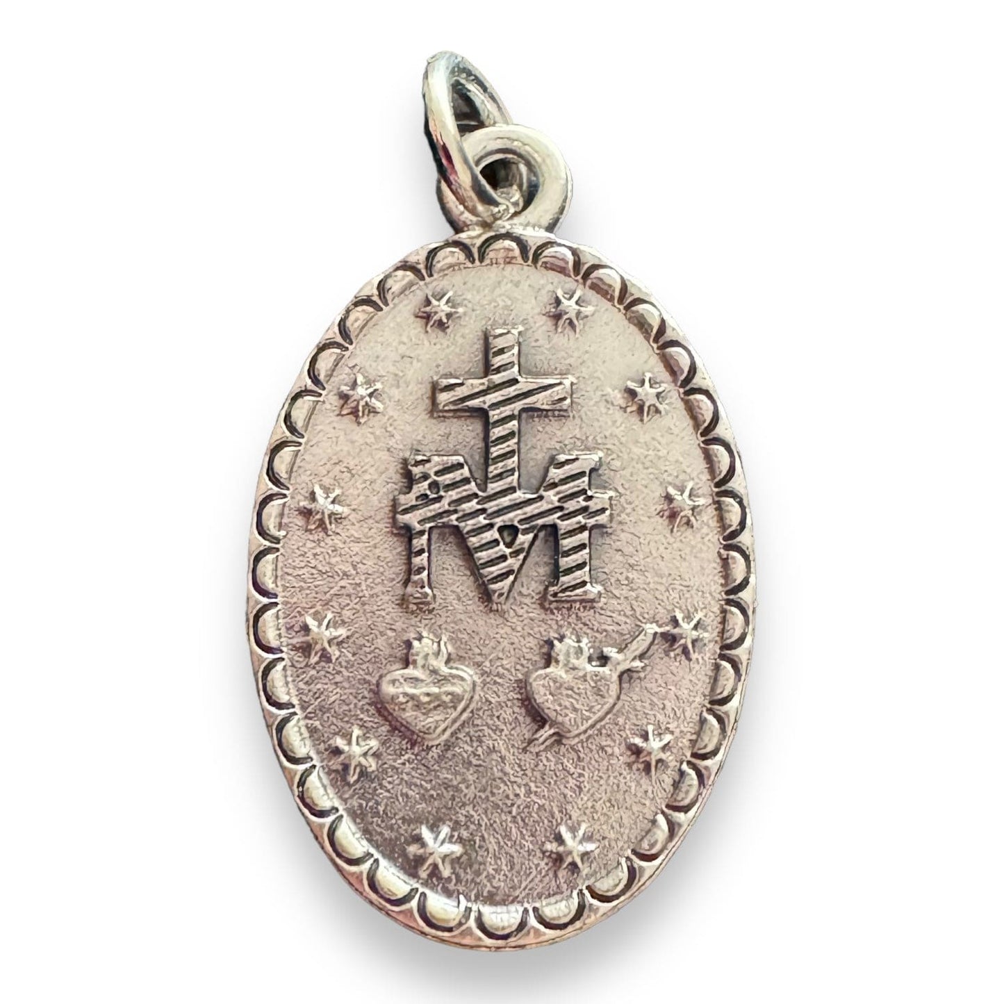 Catholically Medal Blessed Mother Mary Miraculous Medal - Blessed By Pope - Pendant - Charm