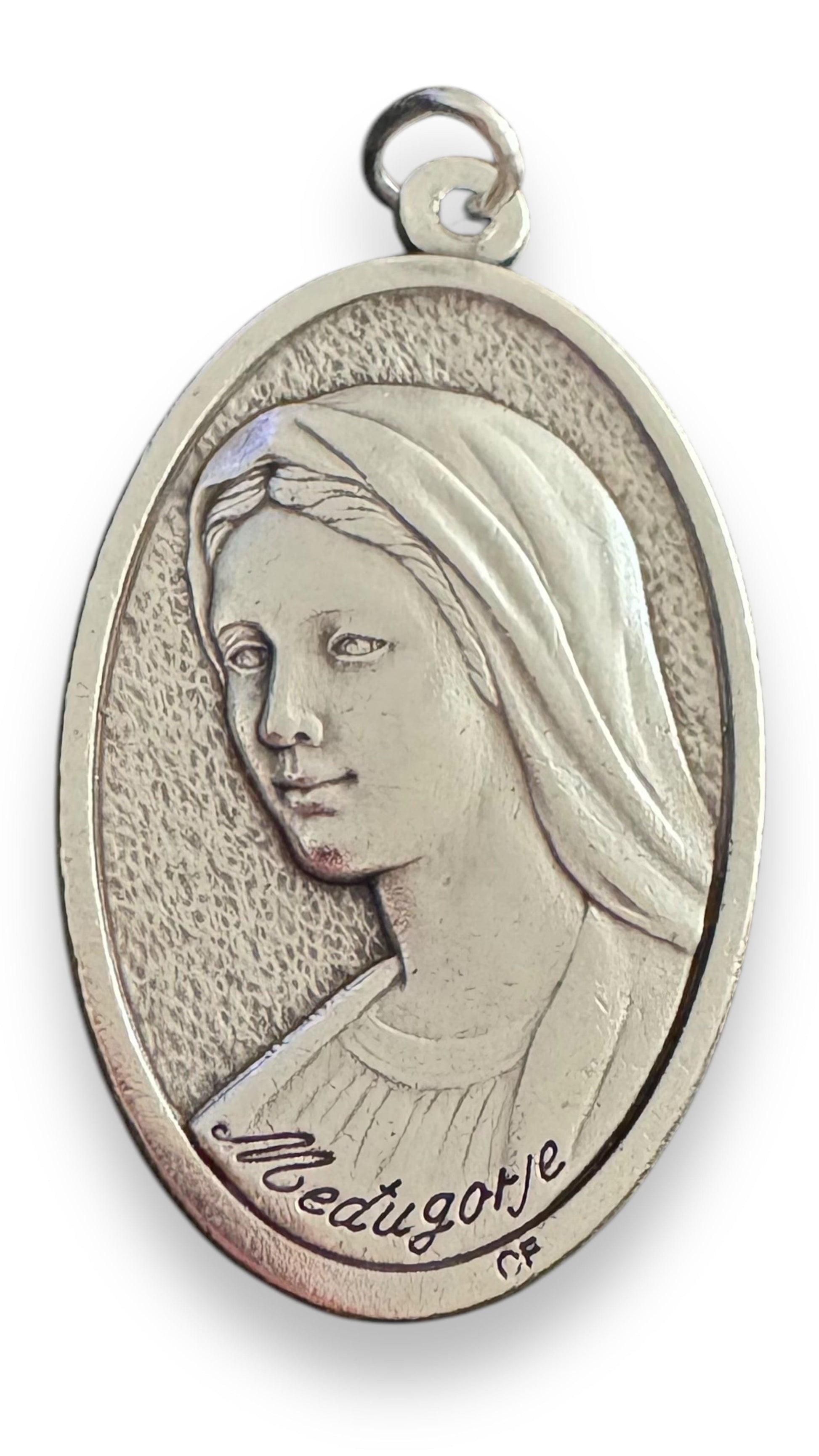 Catholically Medal Blessed Mother Medjugorje Medal - Religious Catholic Devotional Pendant with Virgin Mary