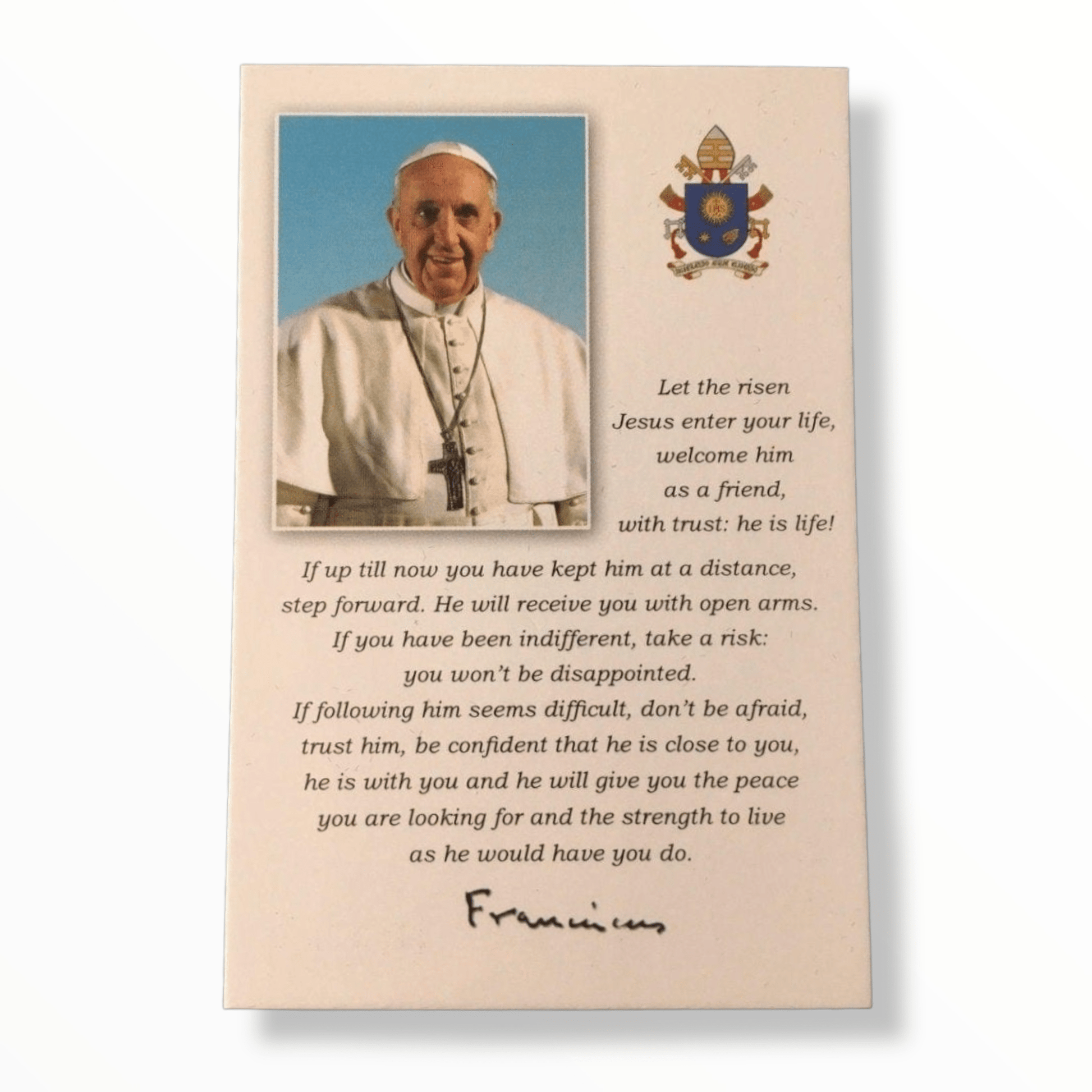 Catholically Holy Card Blessed Tommaso da Celano - Thomas of Celano