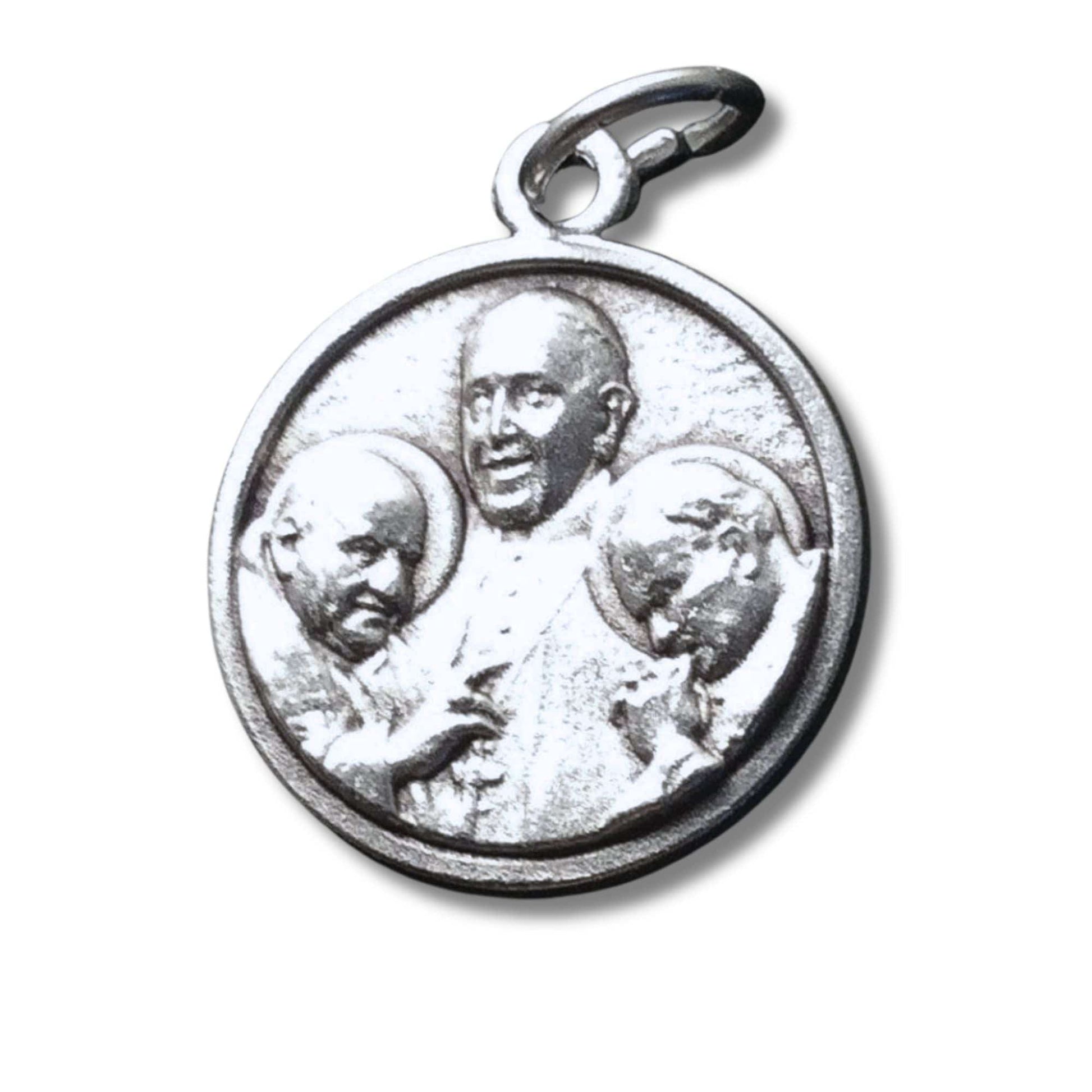 Catholically Medal Canonization St. John XXIII & St. John Paul II + Pope Francis - Blessed Medal