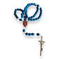 Catholically Relic Rosary Chaplet with St. Faustina relic medal - Divine Mercy Rosary