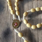 Catholically Relic Rosary Chaplet with St. Faustina relic medal - Divine Mercy Rosary