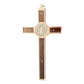 Catholically St Benedict Cross Dark Wood 6" St. Benedict Cross Crucifix -Exorcism cross -Blessed -San Benito