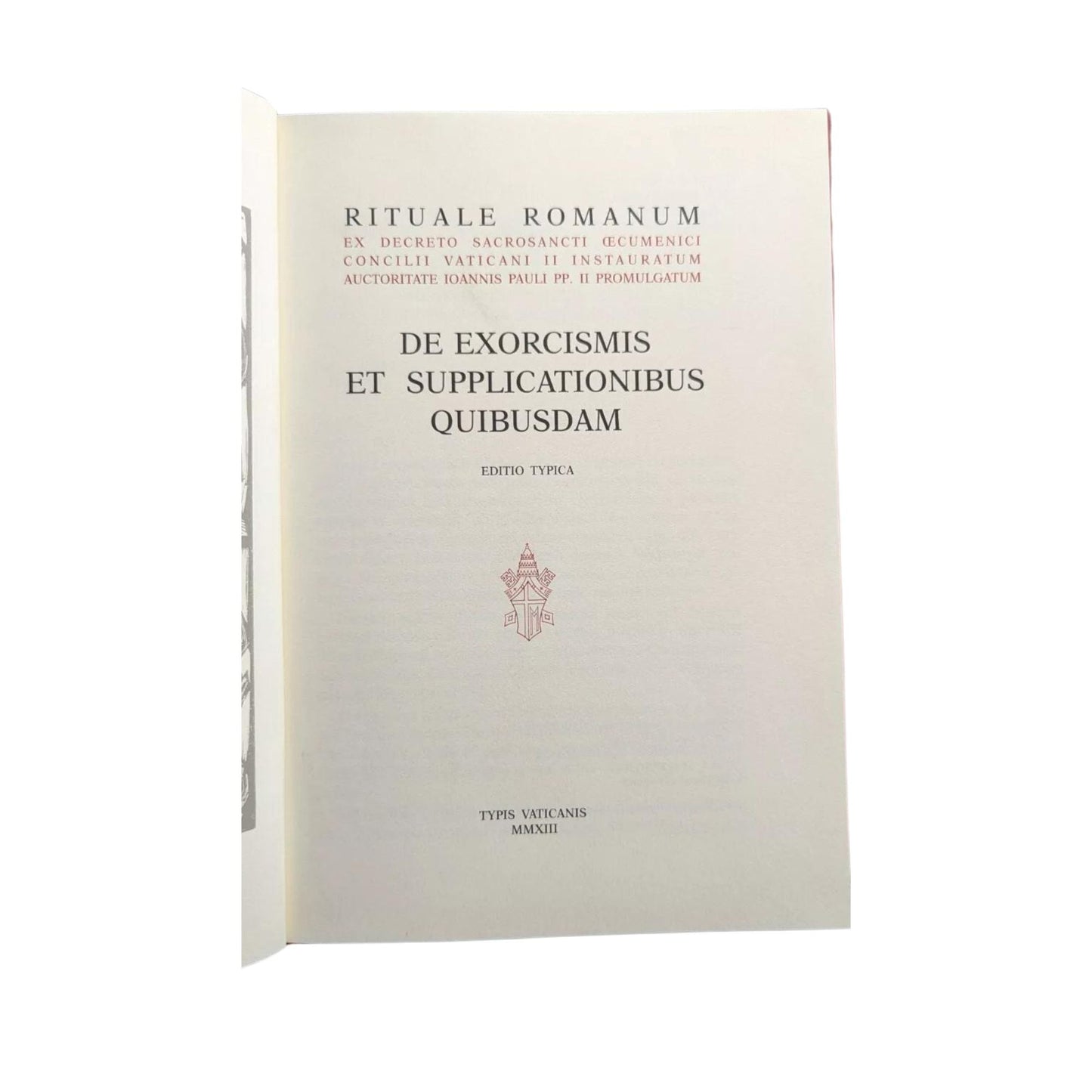 Catholically Collectible De Exorcismis et Supplicationibus Quibusdam - Rituale Romanum