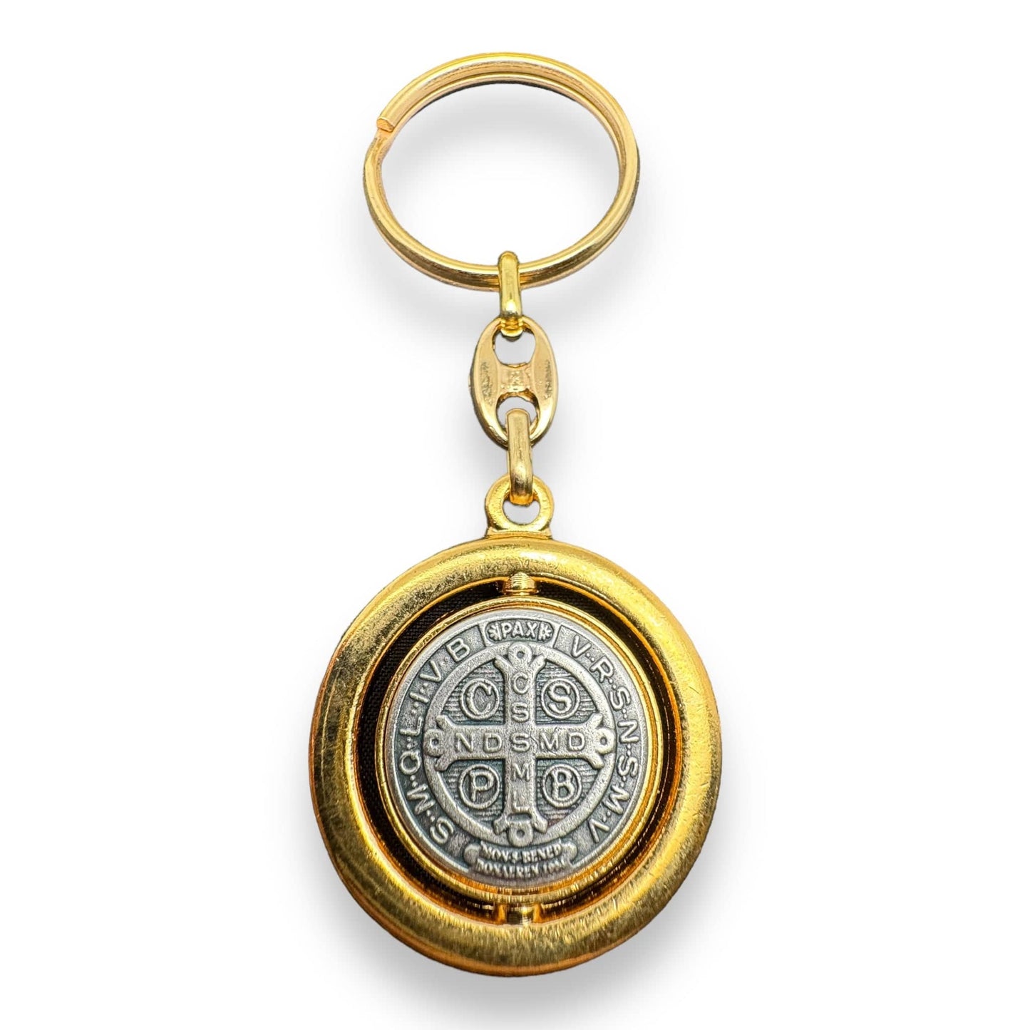 Catholically Keyring Fabulous Keychain - Saint Benedict Key Ring - Medallion Exorcism - Blessed