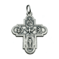 Catholically Crucifix Four Way Greek Cross - Crucifix - Blessed By Pope - Rosary Parts