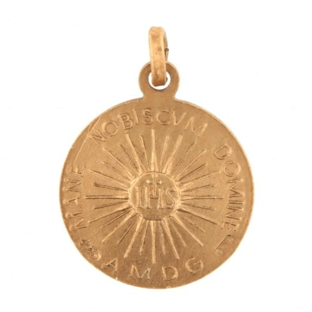 Catholically Medal Gold Medal Over Sterling 925 Holy Face Of Jesus - Holy Shroud - Oviedo Sindone