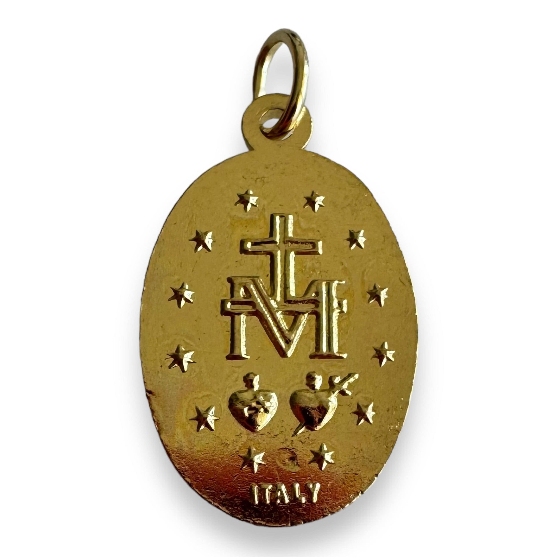 Catholically Medal Golden Miraculous Medal Pendant - Blessed by Pope