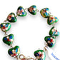 Catholically Bracelet Green Bracelet Cloisonne Rosary  - Blessed By Pope  W/ COA