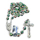 Catholically Rosaries Green Cloisonne Rosary Blessed By Pope - Prayer Beads