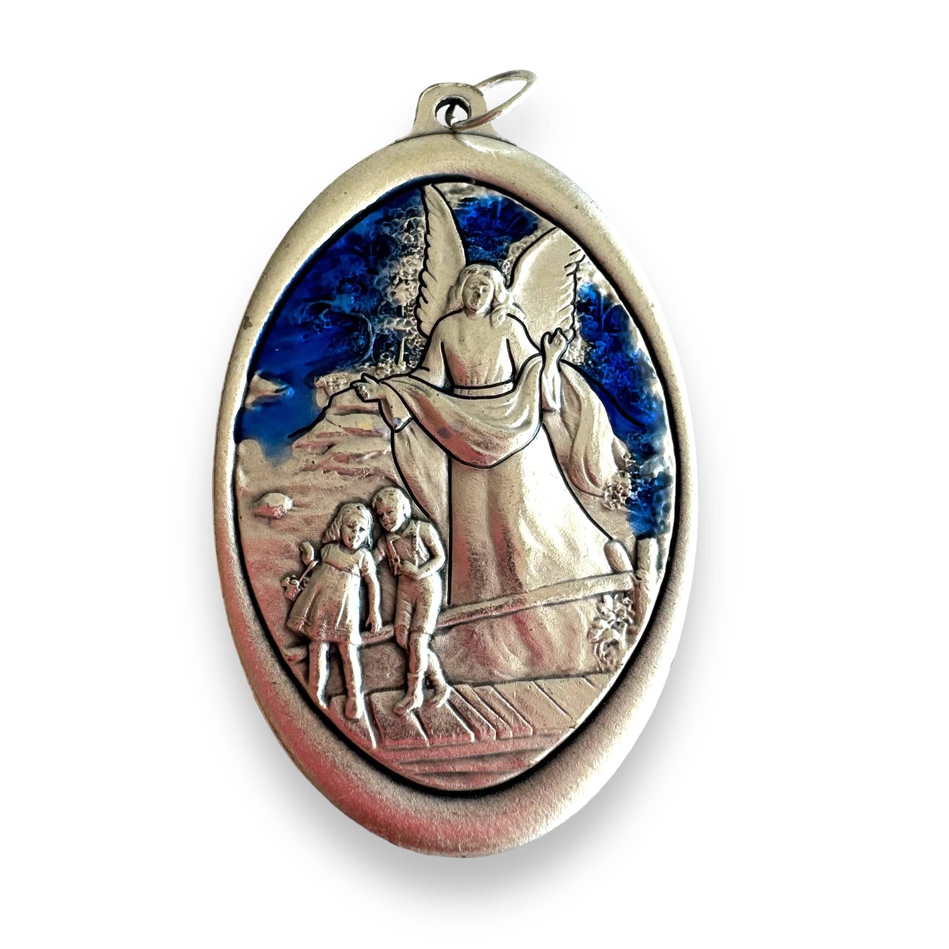 Catholically Medal Guardian Angel and St. Michael Medallion Set - Blessed by Pope Francis