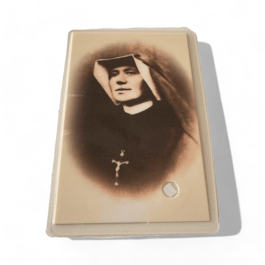 Catholically Holy Card Holy Card 2nd Class Relic St. Faustina Kowalska Vestment Ex-Indumentis