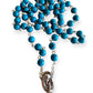 Catholically Rosaries Holy Communion Turquoise Quartz Rosary -Confirmation -Baptism -Wedding