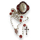 Catholically Rosaries Holy Family Tiny Rosary with Red Enamel Case