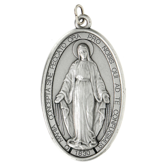 Catholically Medal Huge Miraculous Medal 3"  - Blessed By Pope