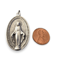 Catholically Medal HUGE Miraculous Medal Blessed by Pope Francis - BVM - Virgin Mary