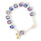 Catholically Bracelet Italian Venetian Glass Murrina 10 beads Bracelet Blessed By Pope Francis