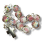 Catholically Bracelet Italian Venetian Glass Murrina 10 beads Bracelet Blessed By Pope Francis