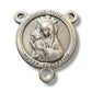 Catholically Medal Jubilee 2025 Rosary Centerpiece – 0.5" Silver-Tone Commemorative Connector-Pilgrims of Hope