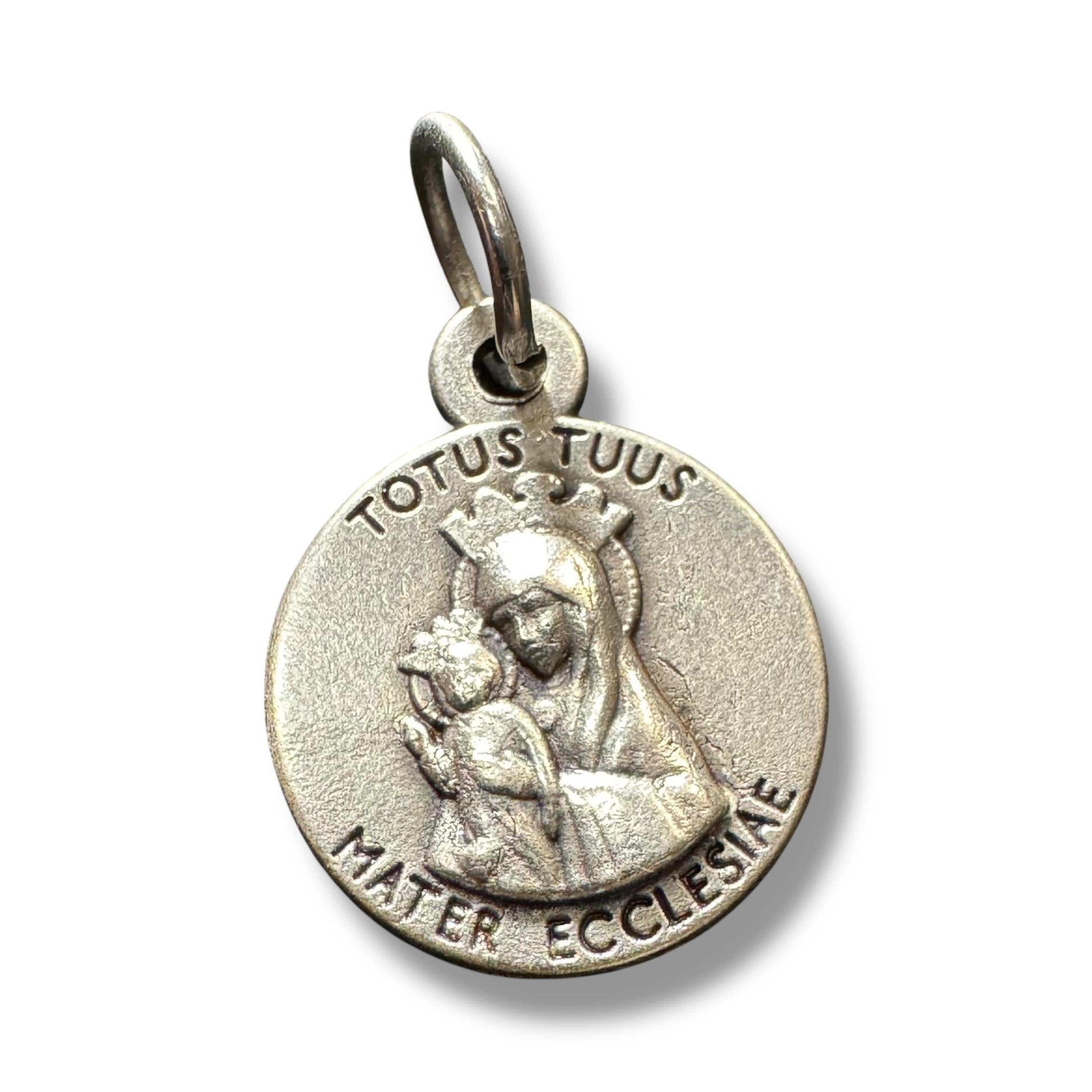 Catholically Medal Jubilee 2025 – Silver-Tone Commemorative Pendant - Pilgrims of Hope Medal -Tiny 1/4"