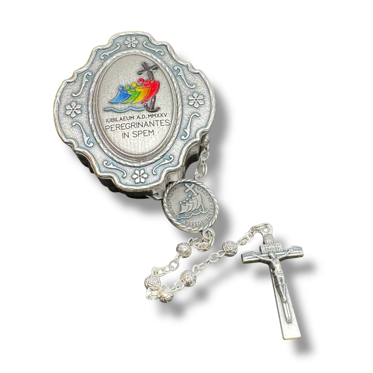 Catholically Rosaries Jubilee of Hope 2025 Rosary – Official Rome Pilgrimage Keepsake Blessed by Pope