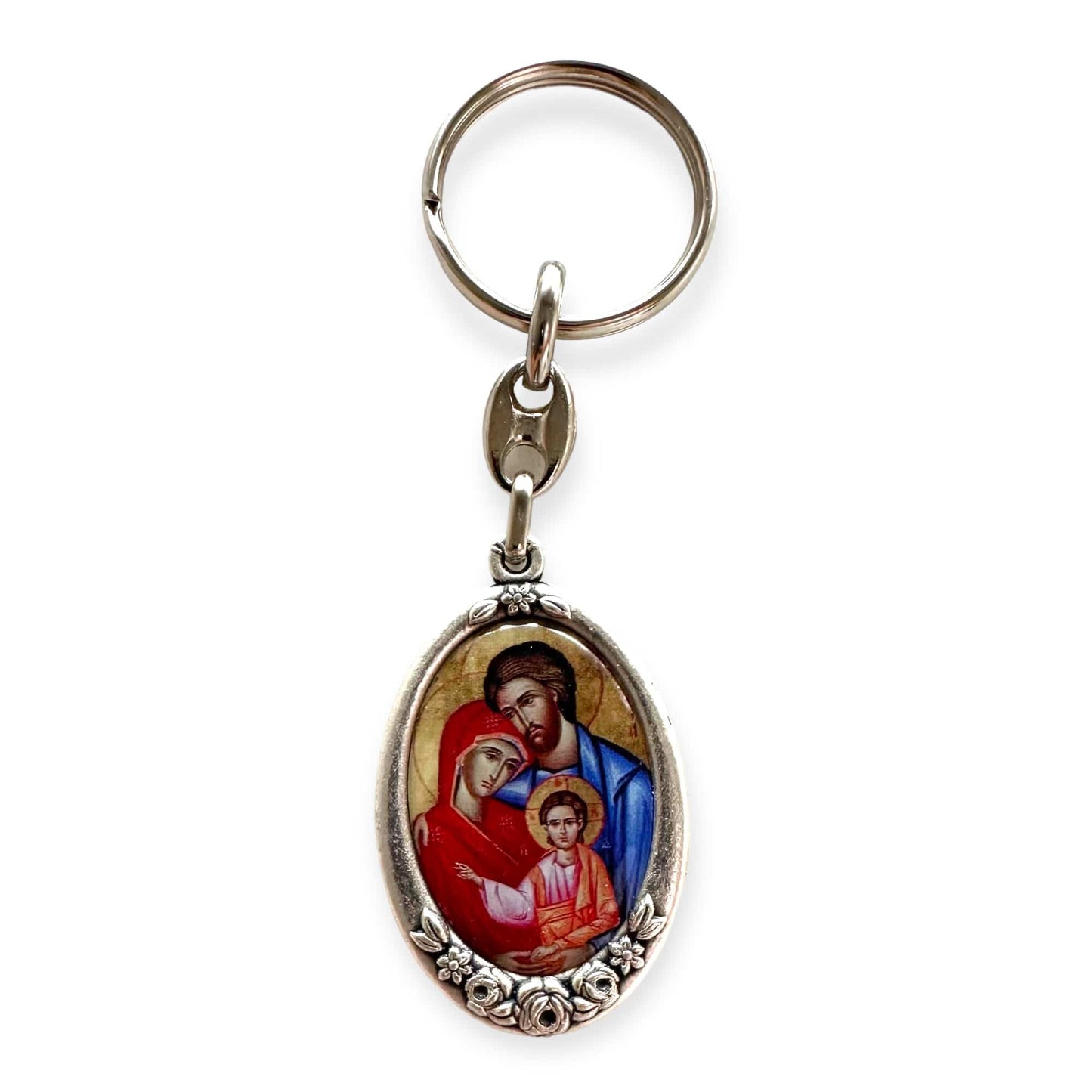 Catholically Keyring Key Ring - Blessed By Pope - Key chain - Holy  Sacred Family