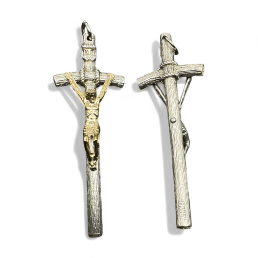 Catholically Crucifix Lot Rosary Parts - Cross - Crucifix  - Blessed By Pope Francis - JPII