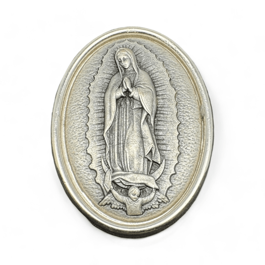 Catholically Magnet Our Lady of Guadalupe Car Magnet - Medallion - Blessed By Pope