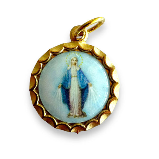 Catholically Medal Our Lady Virgin Mary Catholic Medal - Madonna Pendant Charm