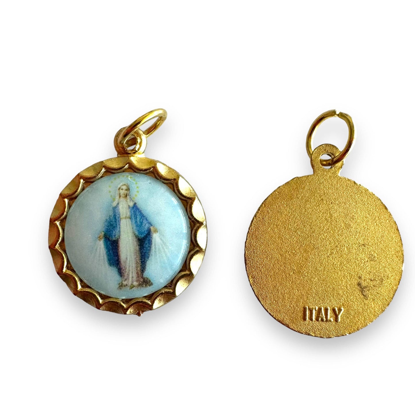 Catholically Medal Our Lady Virgin Mary Catholic Medal - Madonna Pendant Charm