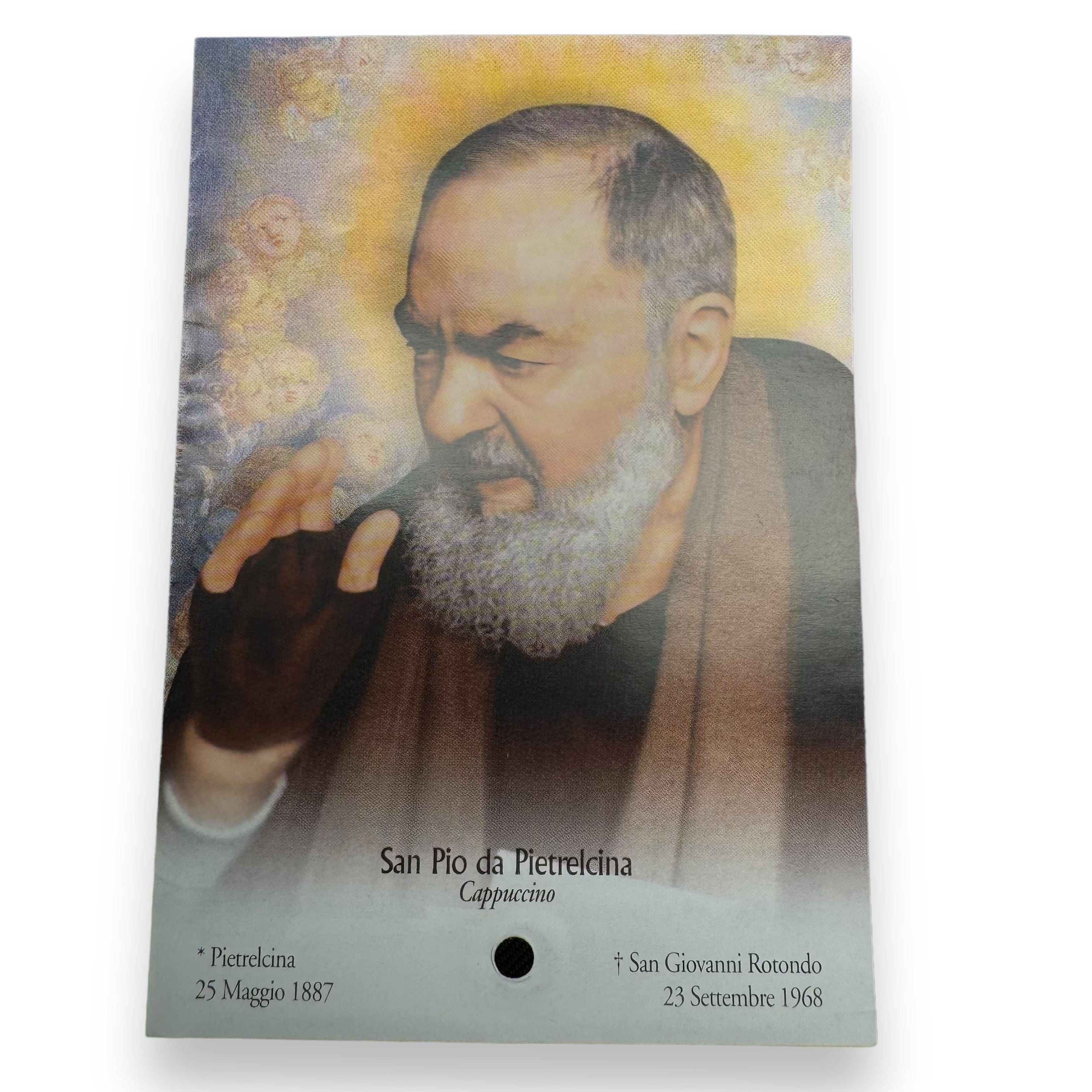 Padre Pio Holy Card - St. Pio vintage Prayer Card – Catholically