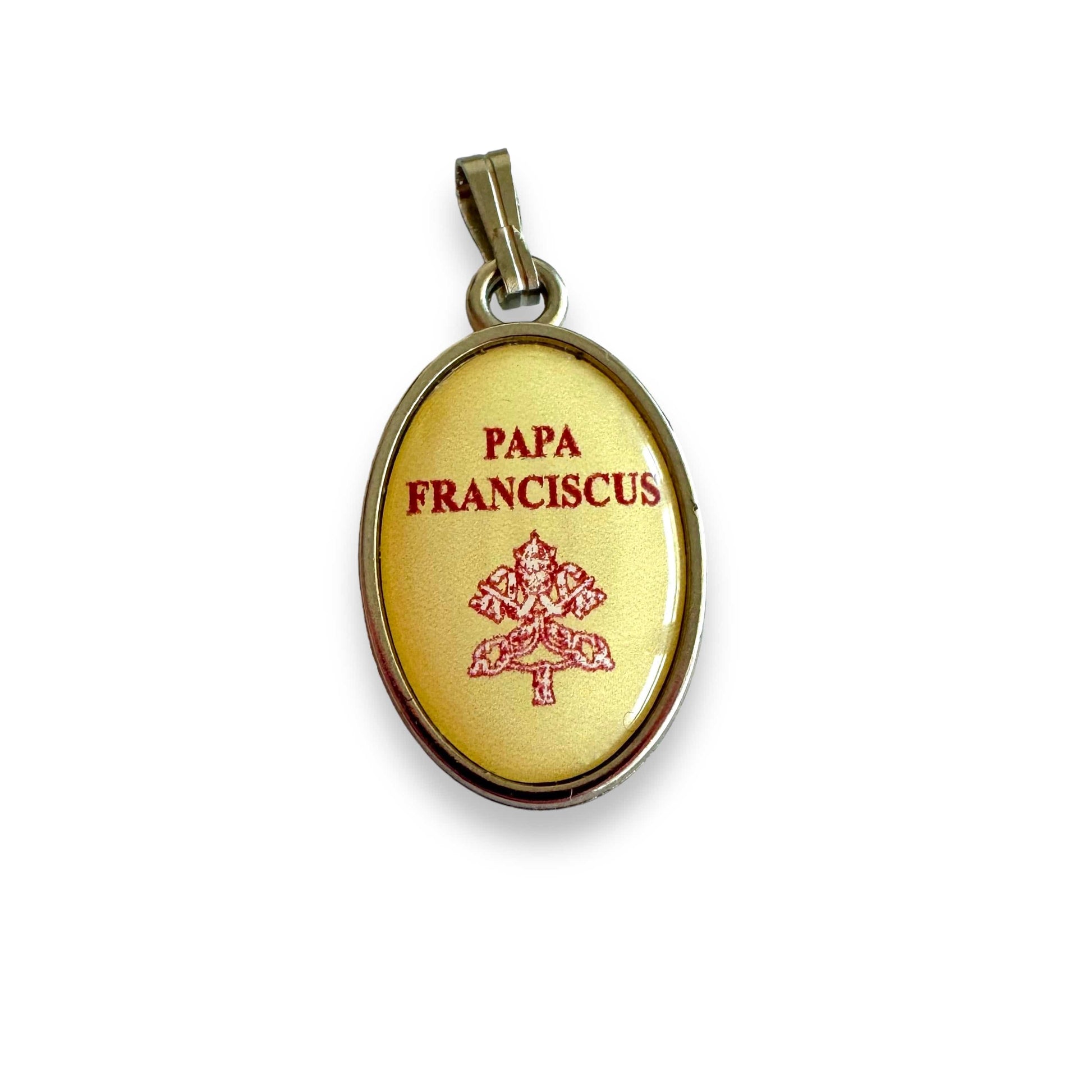 Catholically Medal Pope Francis Medal - Blessed By Pope Francis - Catholic Pendant