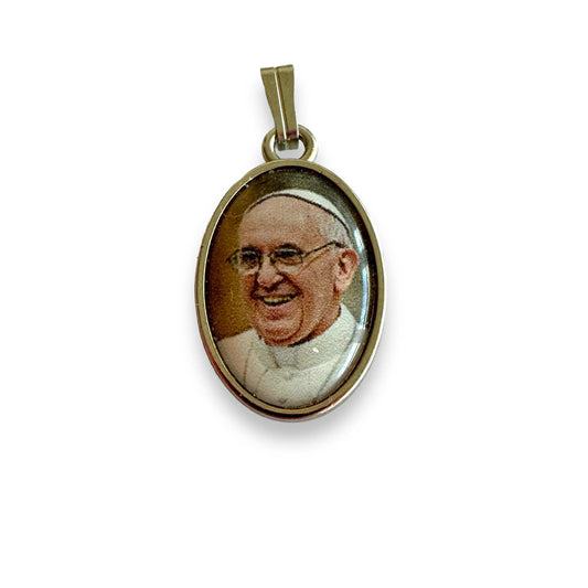 Catholically Medal Pope Francis Medal - Blessed By Pope Francis - Catholic Pendant