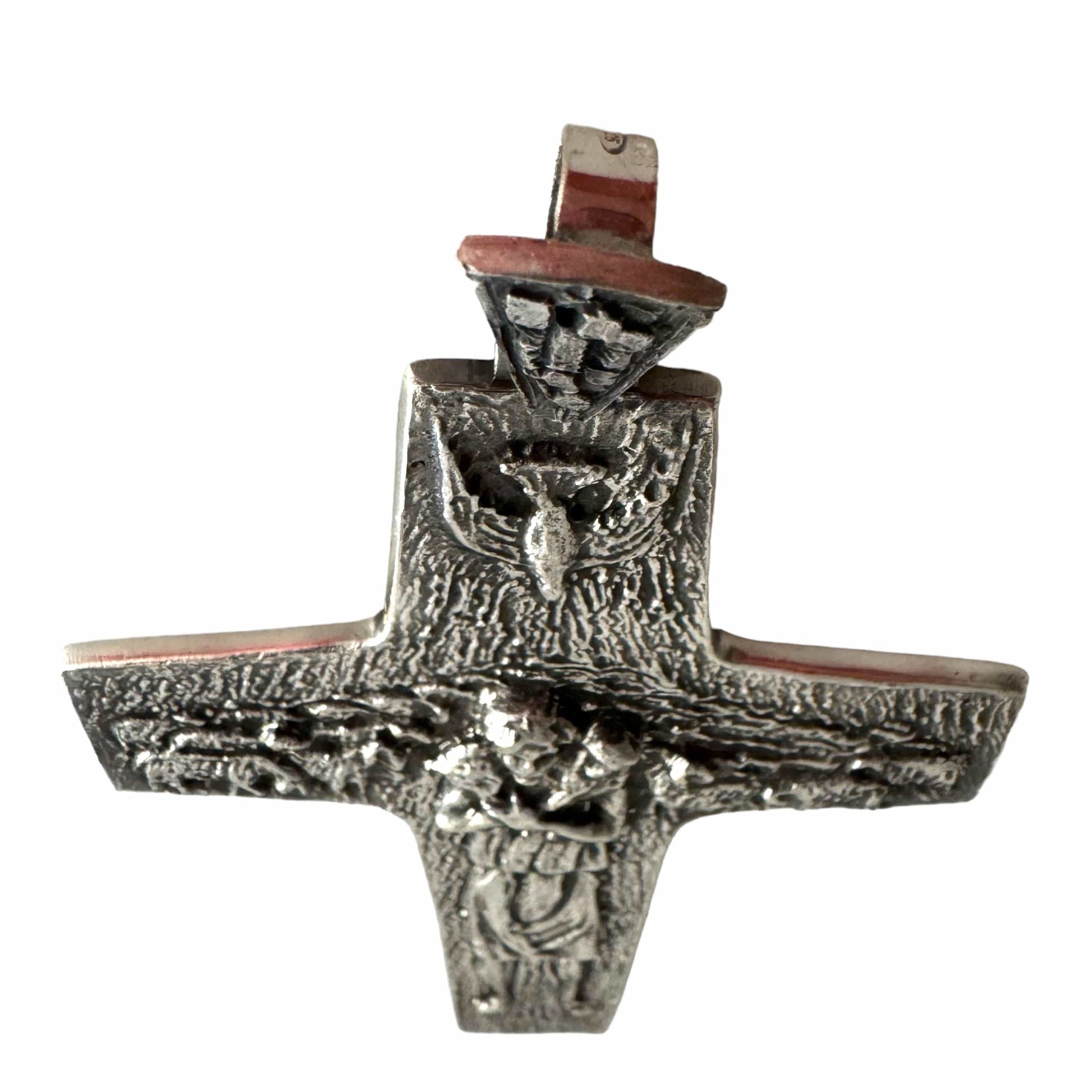 Catholically Cross Pope Francis Original Pectoral Cross - Good Pastor Crucifix - Silver 925