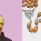 San Padre Pio - Prayer Rosary Blessed By Pope With Relic - St. Father Pio