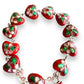 Catholically Bracelet Red Bracelet Cloisonne Rosary  - Blessed By Pope W/ COA