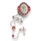 Catholically Rosaries Red Holy Spirit Tiny Rosary with Dove Box – Blessed in Rome